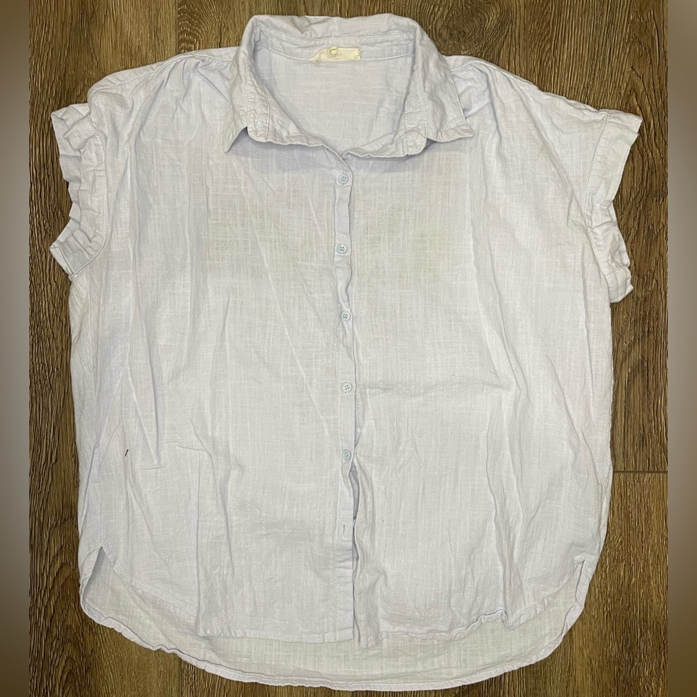 Entro Embroidered Linen Top - Picture 2 of 4